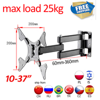 LCD-123A 27 "30" 37 "chowany stojak do montażu vesa tv uchwyt ścienny pop obrotowy uchwyt ścienny do wspornika tv składany uchwyt do telewizora mechanizm 1